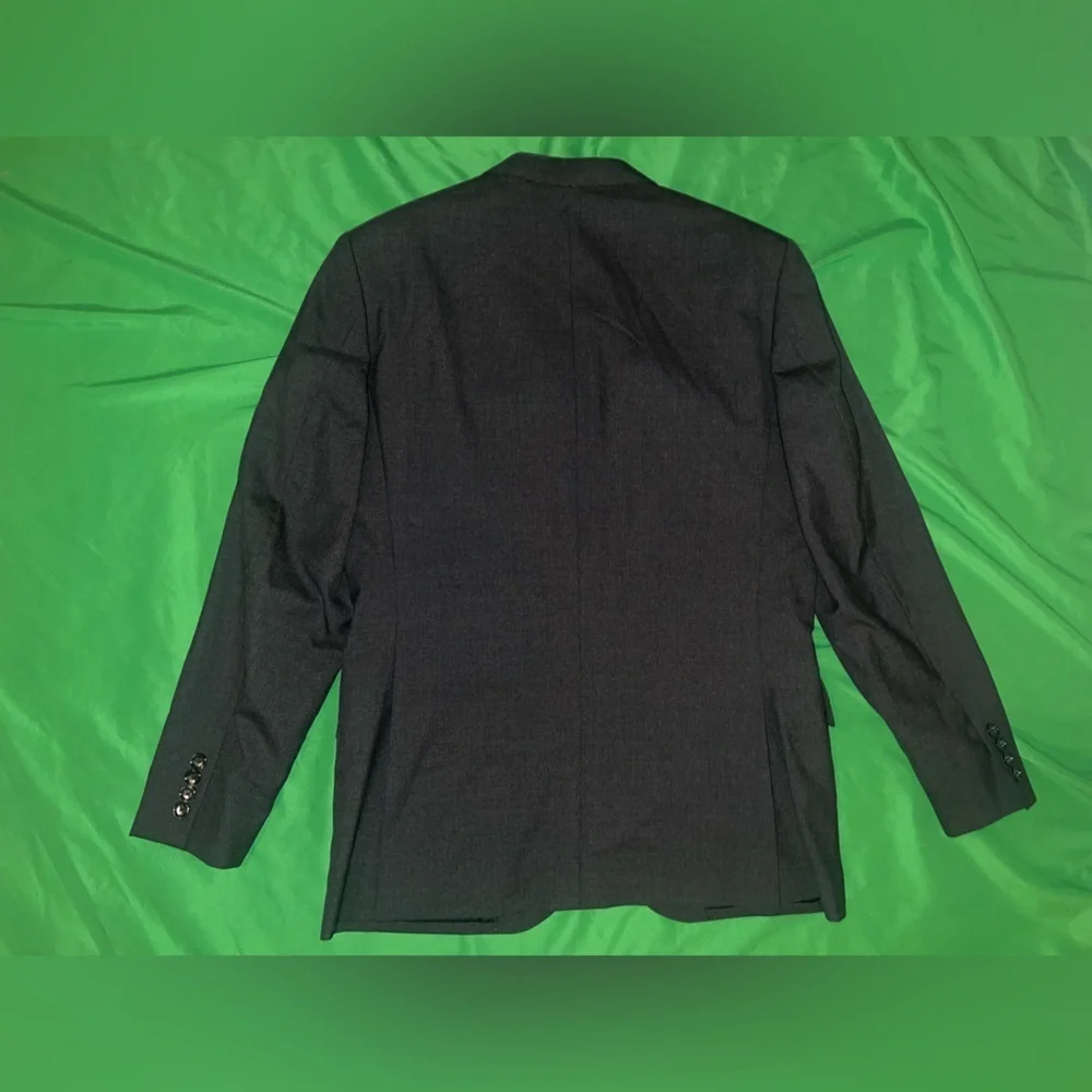 J. Crew x Loro Piana Ludlow Dark Gray 100% Wool Blazer size 38s